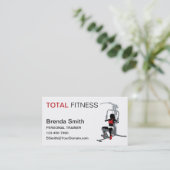 パーソナルトレーナー 名刺 (スタンド正面)