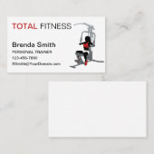 パーソナルトレーナー 名刺 (正面/裏面)