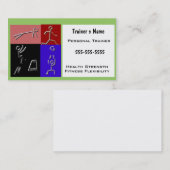 パーソナルトレーナー 名刺 (正面/裏面)