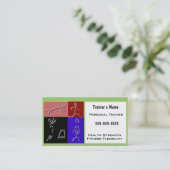 パーソナルトレーナー 名刺 (スタンド正面)