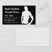 パーソナルトレーナー 名刺 (正面/裏面)