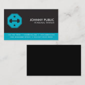 パーソナルトレーナー-専門カード-色 名刺 (正面/裏面)