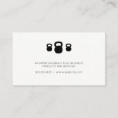 パーソナルトレーナー | 走の | 機器フィットネス 予約カード (裏面)