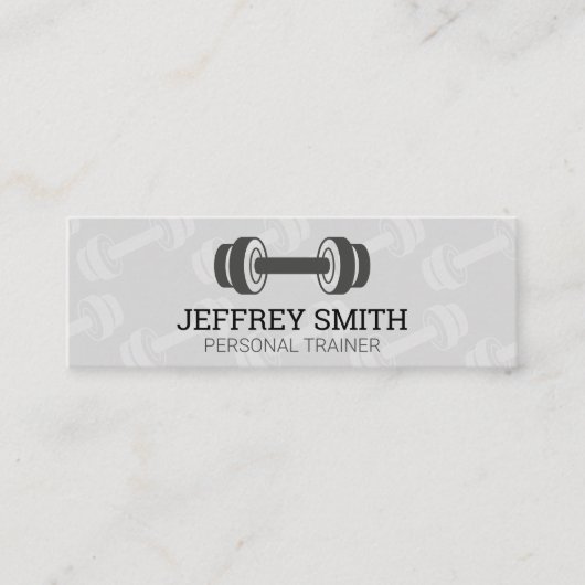 パーソナルトレーナー |重み スキニー名刺 (正面)