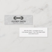 パーソナルトレーナー |重み スキニー名刺 (正面/裏面)