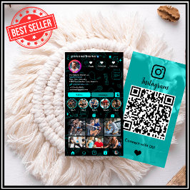 パーソナルトレーナー Instagram QRコードコネクト 名刺