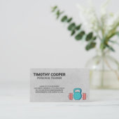 パーソナルトレーナー | Kettle Bell Barbellのウェイト 名刺 (スタンド正面)