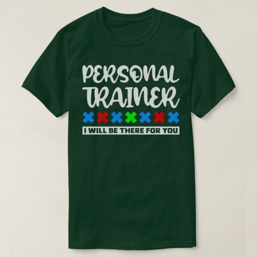 パーソナルトレーナー Tシャツ (デザイン正面)