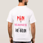 パーソナルトレーナー Tシャツ (裏面)