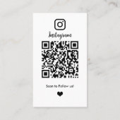 パーソナルトレーナーInstagramとつながろう 名刺 (裏面)
