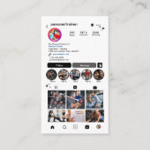 パーソナルトレーナーInstagramとつながろう 名刺 (正面)