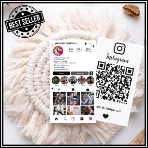 パーソナルトレーナーInstagramとつながろう 名刺