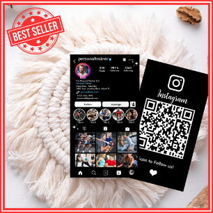 パーソナルトレーナーInstagram名刺 名刺