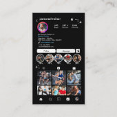パーソナルトレーナーInstagram名刺 名刺 (正面)