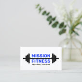 パーソナルトレーニングトレーナーボディビルダー 名刺 (スタンド正面)