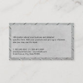 パーソナルトレーニング機器 | 金属縁ど 名刺 (裏面)