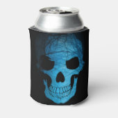 パーソナルハロウィーン怖いブルーナイトスカル 缶クーラー (缶裏面)