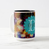 パーソナルパパマムフレンド銀河系宇宙宇宙 ツートーンマグカップ (正面左)