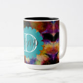 パーソナルパパマムフレンド銀河系宇宙宇宙 ツートーンマグカップ (正面右)