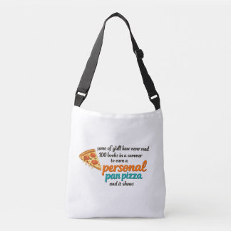 パーソナルパンpizzaレトロ読書 クロスボディバッグ