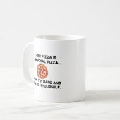 パーソナルピザ コーヒーマグカップ (正面左)