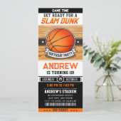 パーソナルファスト・ブレイク誕生日パーティー 招待状 (スタンド正面)