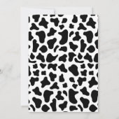 パーソナルファーストロデオカウボーイ誕生日 招待状 (裏面)