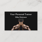 パーソナルフィットネストレーナーとコーチ 名刺 (正面)