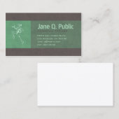 パーソナルフィットネストレーナーエアロビクス 名刺 (正面/裏面)