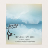 パーソナルフィットネストレーナーエクササイズコーチ 名刺 (外部フラット)