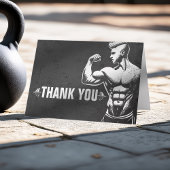 パーソナルフィットネストレーナージムインストラクターありがとう サンキューカード