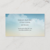 パーソナルフィットネストレーナーロイヤリティカード 名刺 (裏面)