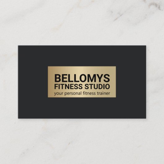 パーソナルフィットネストレーナー 名刺 (正面)