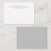 パーソナルプロフェッショナルのデスクシンプルから ノートカード (正面/裏面)