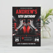 パーソナルボクシングボーイブirthday 招待状 (スタンド正面)