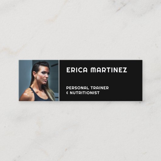 パーソナルポートレートイメージトレーナー スキニー名刺 (正面)