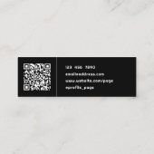 パーソナルポートレートイメージトレーナー スキニー名刺 (裏面)