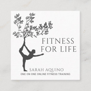 パーソナルモダンフィットネストレーナーコーチスクエアブシン スクエア名刺