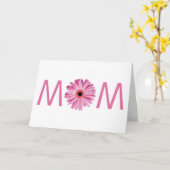 パーソナルユニーク化可能な可愛いおもしろい母の日 カード (黄色い花)