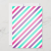 パーソナルロックガール登山アドベンチャー誕生日 招待状 (裏面)