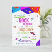 パーソナルロック登山誕生日パーティーの招待 招待状 (スタンド正面)
