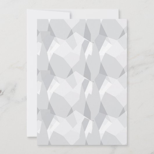 パーソナルロック登山誕生日パーティーの招待 招待状 (裏面)