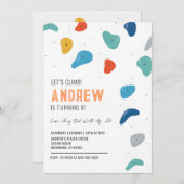 パーソナルロック登山誕生日パーティー 招待状 (正面/裏面)