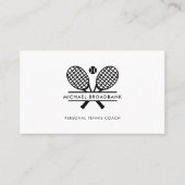 パーソナルローンテニススポーツコーチ 名刺 (正面)