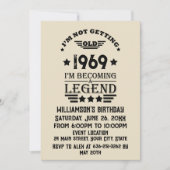 パーソナルヴィンテージ50th birthday party 招待状 (正面)