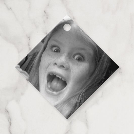 パーソナル写真テンプレートカスタム文字 フェイバータグ (正面)