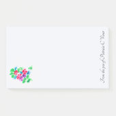 パーソナル化かわいらしフローラ花束 ポストイット (正面)