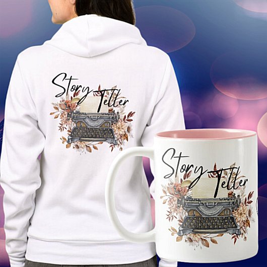 パーソナル化された「ストーリーテラー」セラミックマグカップ ツートーンマグカップ