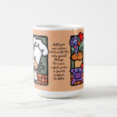 パーソナル化可能なかわいいパンベーキングシェフコーヒーマグ コーヒーマグカップ (中央)