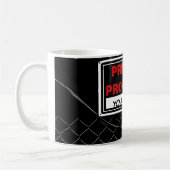 パーソナル化可能なカッコいいおもしろい コーヒーマグカップ (左)